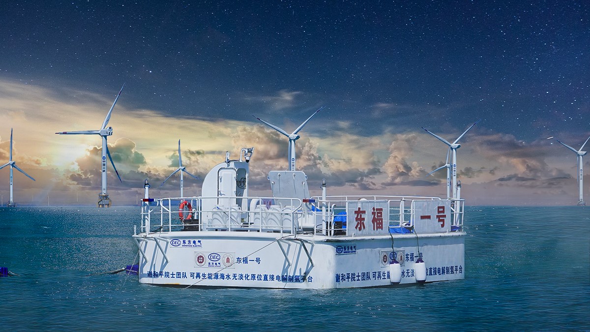 China Leads the Way From Ocean Waves to Clean Hydrogen Fuel