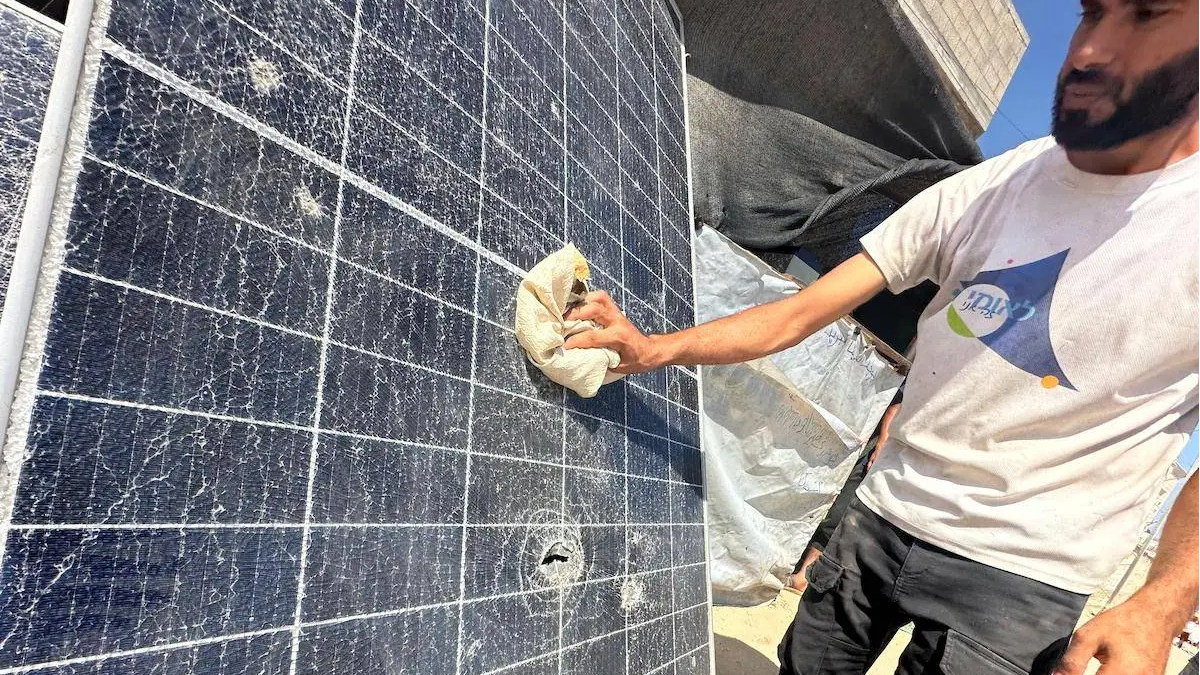 While Bombs Fall, China Powers Hope with Solar in Gaza